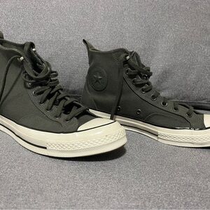 Converse Chuck 70 Hi Green canvas and White -Men’s 10 💰 add to Bundle